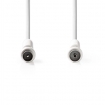 CSGP40020WT150 Coaxkabel | IEC (Coax) Male | IEC (Coax) Female | Vernikkeld | 120 dB | 75 Ohm | Viervoudig Afgeschermd | 15.0 m | Rond | PVC | Wit | Envelop