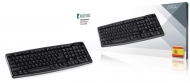 CSKBU100ES Bedraad Keyboard Multimedia USB Spaans Zwart