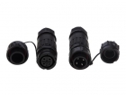 CUI04 4-POLIGE CONNECTOR VOOR KABEL - WATERBESTENDIG IP68 - 16A 320V (1 SET)