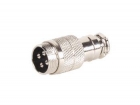 CUM4 METALEN MANNELIJKE CONNECTOR - 4 PENNEN