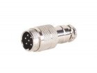 CUM6 METALEN MANNELIJKE CONNECTOR - 6 PENNEN