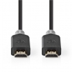 CVBW34050AT10 Premium High Speed ​​HDMI™-Kabel met Ethernet | HDMI™ Connector | HDMI™ Connector | 4K@60Hz | 18 Gbps | 1.00 m | Rond | PVC | Antraciet | Window Box