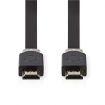 CVBW34100AT20 High Speed ​​HDMI™-Kabel met Ethernet | HDMI™ Connector | HDMI™ Connector | 4K@60Hz | 18 Gbps | 2.00 m | Plat | PVC | Antraciet | Window Box