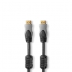 CVGC34000AT100 High Speed ​​HDMI™-Kabel met Ethernet | HDMI™ Connector | HDMI™ Connector | 4K@30Hz | 10.2 Gbps | 10.0 m | Rond | PVC | Zwart | Doos