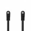 CVGP22000BK20 Audio-Videokabel | 3,5 mm Male | 3,5 mm Male | Vernikkeld | 2.00 m | Rond | PVC | Zwart