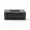 CVGP31950BK SCART-Adapter | SCART Female | SCART Female | Vernikkeld | Recht | ABS | Zwart | 1 Stuks | Envelop