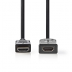 CVGP34090BK30 High Speed ​​HDMI™-Kabel met Ethernet | HDMI™ Connector | HDMI™ Female | 4K@30Hz | 10.2 Gbps | 3.00 m | Rond | PVC | Zwart | Envelop