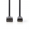 CVGP34500BK15 High Speed ​​HDMI™-Kabel met Ethernet | HDMI™ Connector | HDMI™ Mini-Connector | 4K@30Hz | 10.2 Gbps | 1.50 m | Rond | PVC | Zwart | Polybag