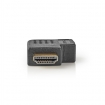 CVGP34903BK HDMI™-Adapter | HDMI™ Connector | HDMI™ Female | Verguld | Links Gehoekt | ABS | Zwart | 1 Stuks | Envelop
