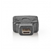 CVGP34906BK HDMI™-Adapter | HDMI™ Mini-Connector | HDMI™ Female | Verguld | Recht | ABS | Zwart | 1 Stuks | Polybag
