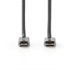 CVTB34000GY20 High Speed HDMI-kabel 2 meter met Ethernet | HDMI™-connector - HDMI™-Connector | Gun Metal Grey | Gevlochten Kabel