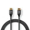 CVTB35000GY20 Ultra High Speed HDMI™-Kabel 2 meter | HDMI™-Connector - HDMI™-Connector | Gun Metal Grey | Gevlochten Kabel | 2,0 m