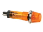 DRDF012AL RONDE SIGNAALLAMP 8mm 12V ORANJE