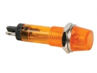 DRDF220AL RONDE SIGNAALLAMP 8mm 220V ORANJE