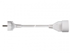 EC03 VERLENGKABEL - 3 m - WIT - 3G1.5 - PENAARDE