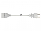 EC10-G VERLENGKABEL 10 m - WIT - 3G1.5 - RANDAARDE