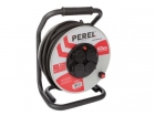 ECR40NP25N-G PROFESSIONELE NEOPREEN KABELHASPEL - 40 m - 3G2.5 - 4 STOPCONTACTEN - RANDAARDE