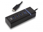 EM1137 EWENT - 4-POORTS USB 3.1 GEN1 (USB 3.0) HUB TYPE-C