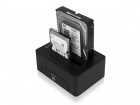 EM7014 EWENT - DUAL DOCKING STATION USB 3.1 GEN1 (USB 3.0) VOOR 2.5 EN 3.5 INCH SATA HDD/SSD