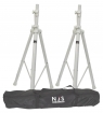 ENNJS063WK Luidsprekerstatievenset WIT met tas