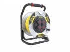 ESFMCR25M-G STANLEY FATMAX - PROFESSIONELE KABELHASPEL MET ANTI TWIST - NEOPREEN - 25 m - 3G2.5 - 4 STOPCONTACTEN - RANDAARDE