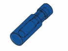 TGMED19K KABELSCHOEN "FEMALE BULLET" - BLAUW 4mm