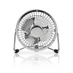 FNDK1CR10 Tafelventilator | USB Gevoed | Diameter: 100 mm | 3 W | 1 Snelheid | Chroom
