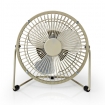 FNDK1GY15 Tafelventilator | USB Gevoed | Diameter: 150 mm | 3 W | 1 Snelheid | Grijs