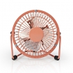FNDK1PK10 Tafelventilator | USB Gevoed | Diameter: 100 mm | 3 W | 1 Snelheid | Oud Roze