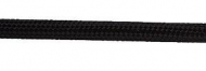 FT71010019 Stofkabel 2x0,75mm² per meter glanzend zwart
