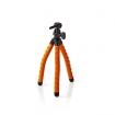 GPOD3010BK Ministatief | Max. 1 kg | 27,5 cm | Flexibel | Zwart/oranje