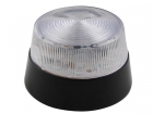 HAA40WN LED-KNIPPERLICHT - TRANSPARANT - 12 VDC -  ø 77 mm