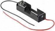 HDBH1XUM3K BATTERIJHOUDER VOOR 1 x AA-CEL (MET 15CM KABEL)