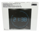 HE-CLOCK-27 Wandklok Digitaal Zwart