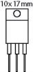 IRFZ44N-MBR Transistor N-FET 55 VDC 49 A 110W 0E28