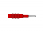 HM12T10 INJECTION-MOULDED ADAPTER PLUG 2mm TO 4mm / RED (MZS 2)