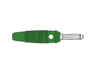 HM1440A HQ VERBINDINGSCONNECTOR 4mm MET DRAAISCHROEF EN SCHROEF / GROEN (BULA 20K)