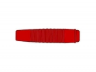 HM4411 GEÏSOLEERDE SOEPELE CONTRA BANAANSTEKKER VOOR BANAANSTEKKERS 4mm / ROOD (KUN 30)