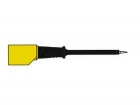 HM5401 CONTACT-PROTECTED TEST PROBE 4mm WITH SLENDER STAINLESS STEEL TIP / BLACK (PRÜF 2S)
