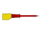 HM5411 CONTACT-PROTECTED TEST PROBE 4mm WITH SLENDER STAINLESS STEEL TIP / RED (PRÜF 2S)