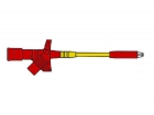 HM6410SW KLEMTESTPEN MET WIJDE BEKOPENING / ROOD (KLEPS 2800)