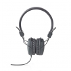 HPWD1100GY Bedrade Koptelefoon | 1,2 m Ronde Kabel | On-Ear | Opvouwbaar | Grijs