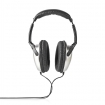 HPWD1201BK Bedrade Over-ear Koptelefoon | Kabellengte: 6.00 m | Volumebediening | Zilver / Zwart