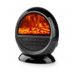 HTFA21BK Keramische PTC-Ventilatorkachel | 1000 / 1500 W | 2 Verwarmingsmodi | Instelbare thermostaat | Draait automatisch | Oververhittingsbeveiliging | Omvalpreventie