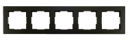 IN80300516 ION 5-voudig afdekraam V1 Mat Zwart