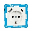 IN10300414 ION V1/J1 WCD RA met USB A/C kinderbeveiliging alpin wit