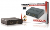 KN-HDMISPL10 2-Poorts HDMI-Splitter Zwart
