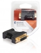 KNC32901E VGA-Adapter VGA Male - DVI-I 24+5-Pins Female Antraciet