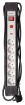 KNES630SPF1PRO Overspanningsbeveiligde Stekkerdoos Pro-Line 6-Wegs3.00 m - Protective Contact