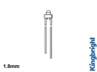 L-2060ID STANDAARD LED 1.8mm ROOD DIFFUUS